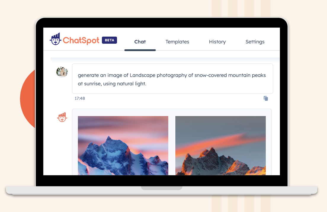 ChatSpot: AI Image Generator Demo